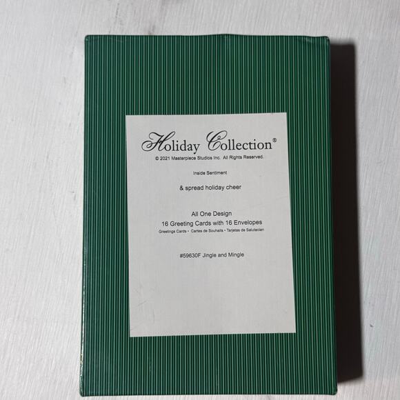 Christmas card set Jingle and Mingle 32 card set - Picture 2 of 3